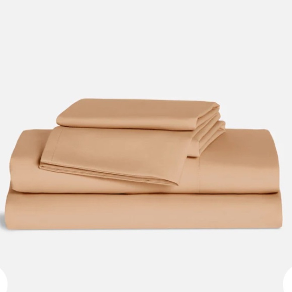 BRAND NEW Brooklinen Luxe Sateen King Size Sheet Set - Ginger
